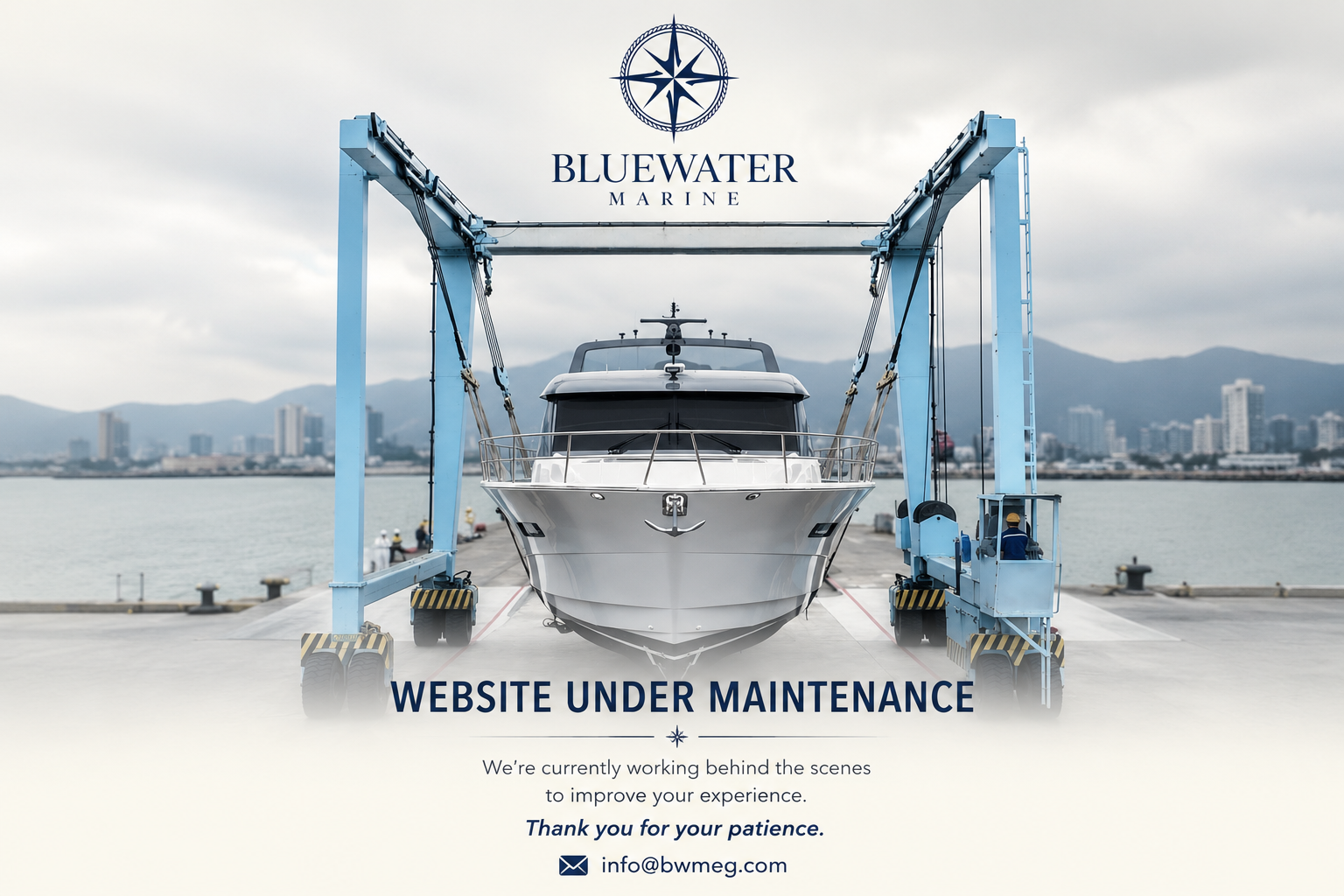 Bluewater Marine - Website Under Maintenance